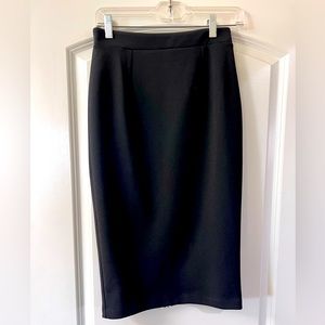 Halogen Skinny Black Pencil Skirt